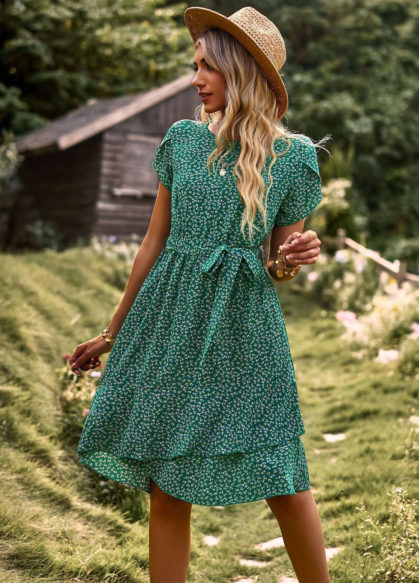 Marion – Sommerliches Freizeitkleid mit Rundhals