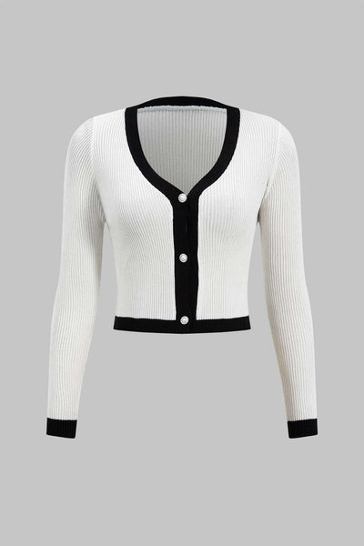 Hannah | Elegantes Strick-Zweiteiler-Set mit figurbetontem Kleid & Cardigan