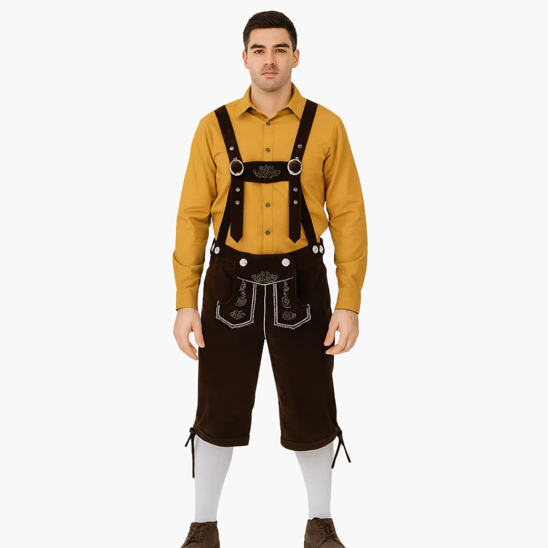 Besticktes Trachten Outfit mit Hemd für Herren - Oktoberfest 2025