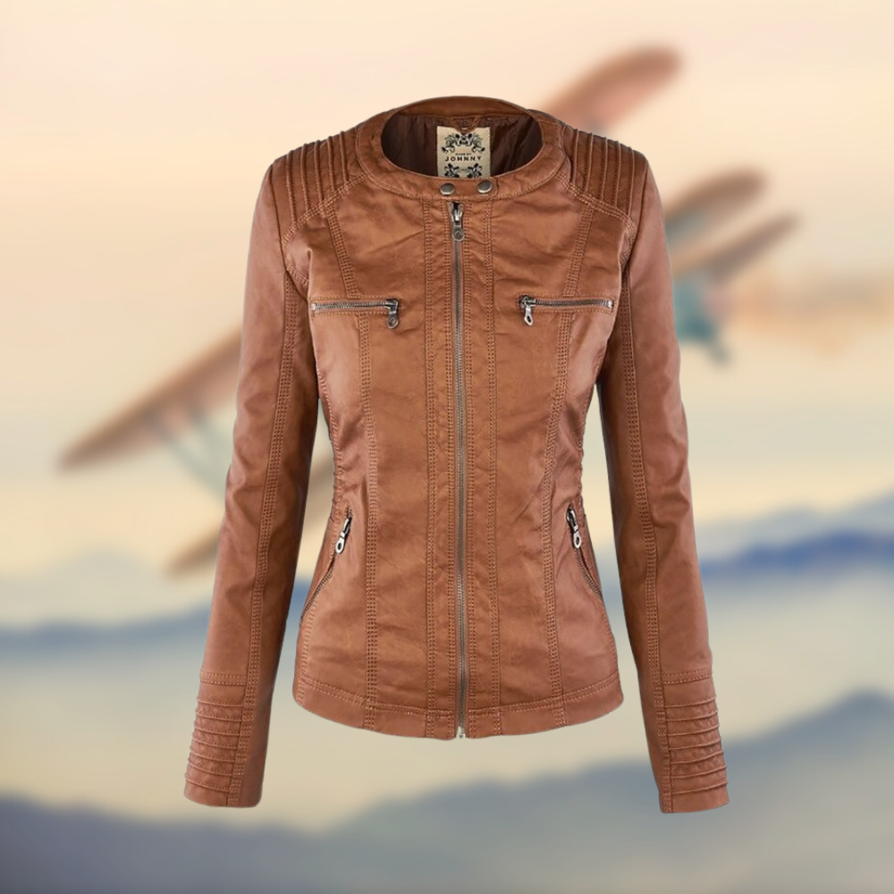 Cleo | Vegane Lederjacke