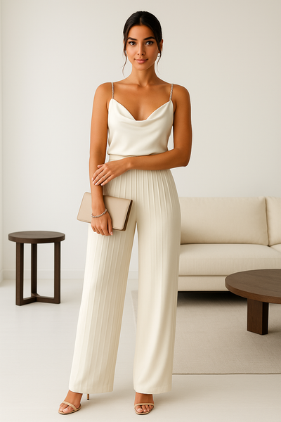 Eleganter Weitbein-Jumpsuit