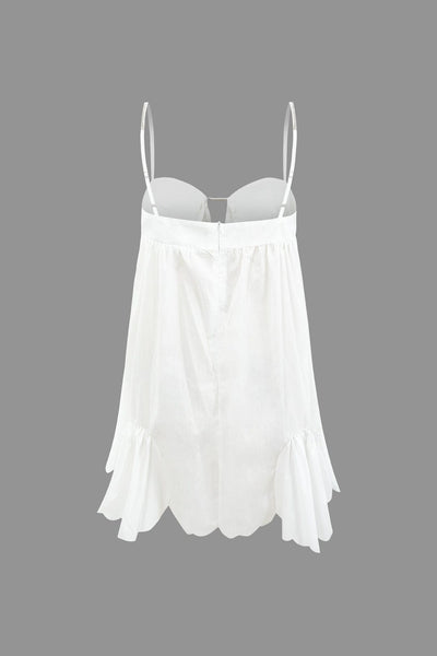 Sophia | Glamouröses Mini-Kleid mit Kristall-Trägern – Feminin & stilvoll für besondere Anlässe