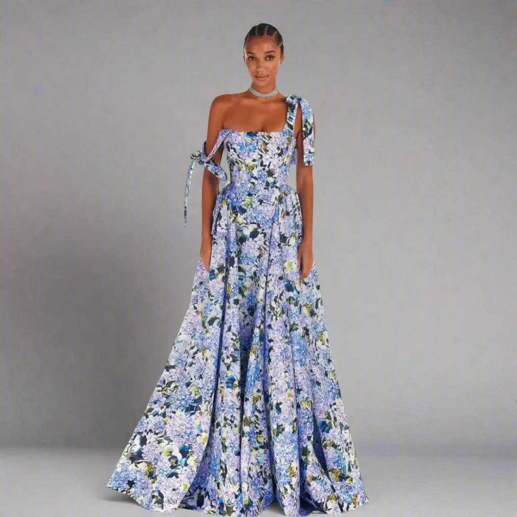 Zara | Elegantes Blumenmaxi-Kleid für den Sommer