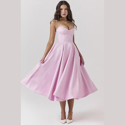 Georgina – Figurbetontes Korsettkleid mit Stahlring und Schwingrock