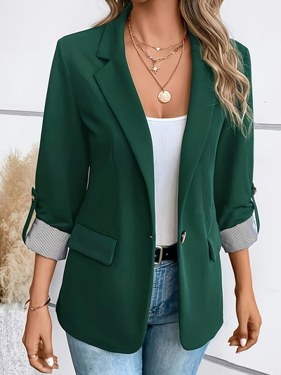 Stilvoller Blazer mit Roll Up Ärmeln für Damen