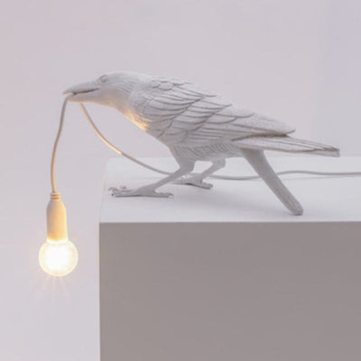 Aviora – künstlerische Vogel-Tischlampe