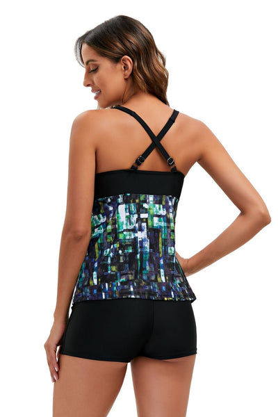 Kimberley – Damen Badeanzug mit geometrischem Farbverlauf