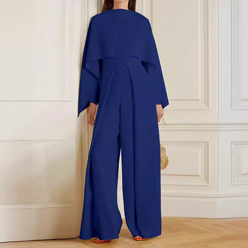 Natalia - Eleganter Jumpsuit mit Umhang