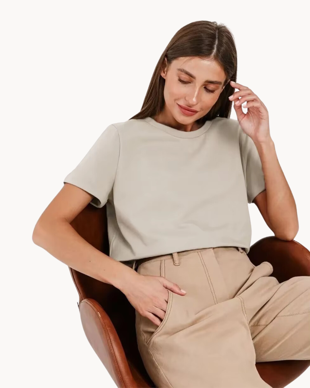 Collet – luxuriöser weicher stretch – damen – t-shirt