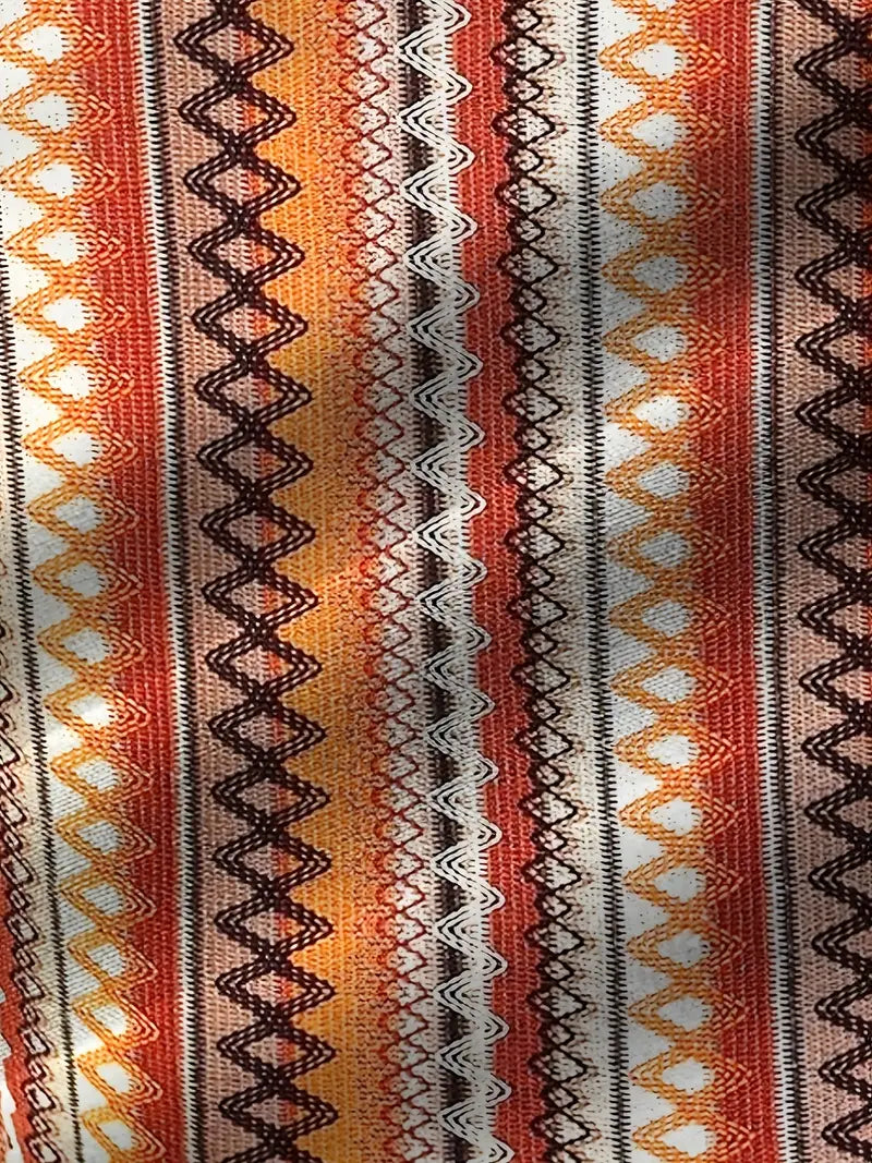 Smith - Herren-Kurzarmhemd mit buntem Streifenmuster im Vintage-Stil