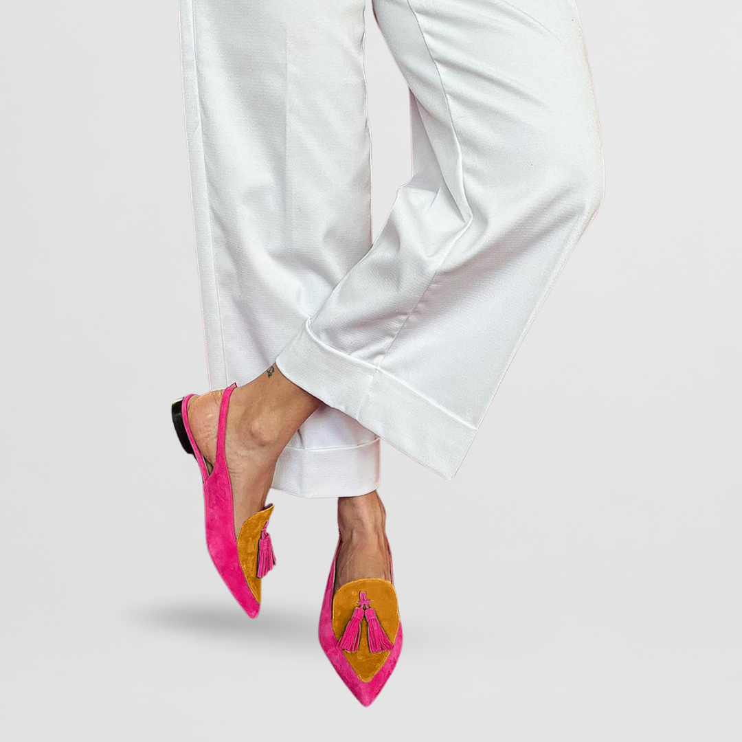 Layla | Bunte spitze Loafer
