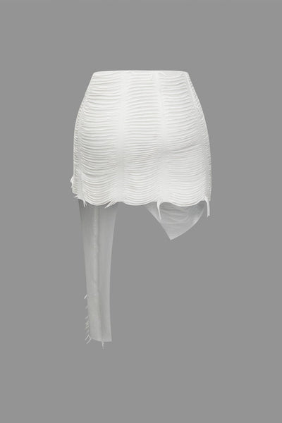 Aphrodite | Exklusives Cut-Out-Zweiteiler-Set mit Fransen-Details