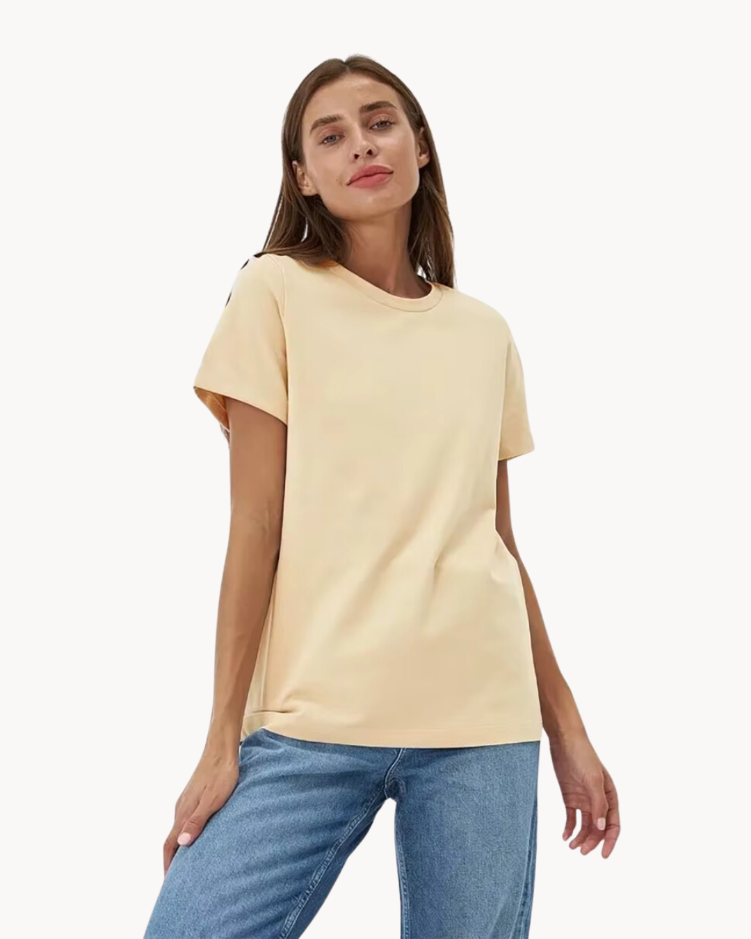 Collet – luxuriöser weicher stretch – damen – t-shirt