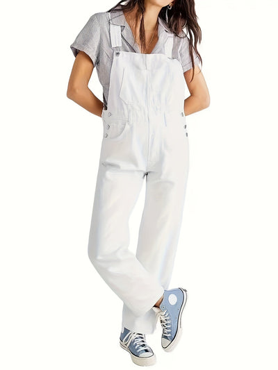 Stylischer Damen-Denim-Jumpsuit für jeden Tag - CityEase