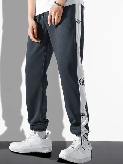 Gary - Elastische Herrenhose mit Kordelzug