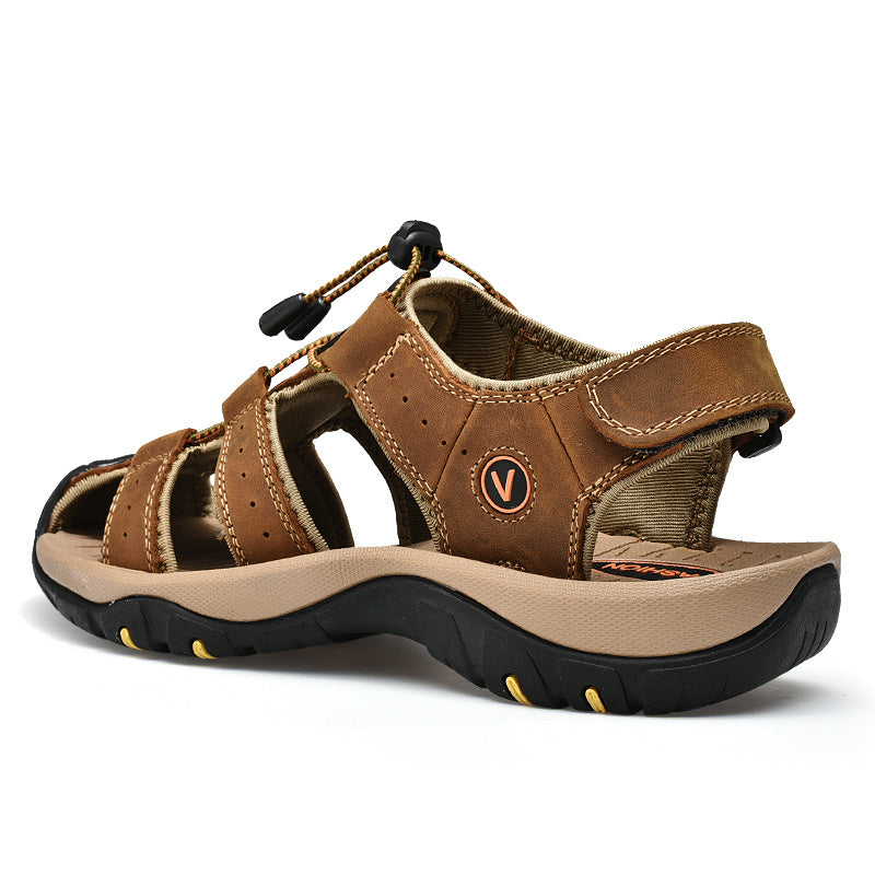 Warren – Modische Herren-Sandalen aus veganem Leder für den Outdoor-Sport