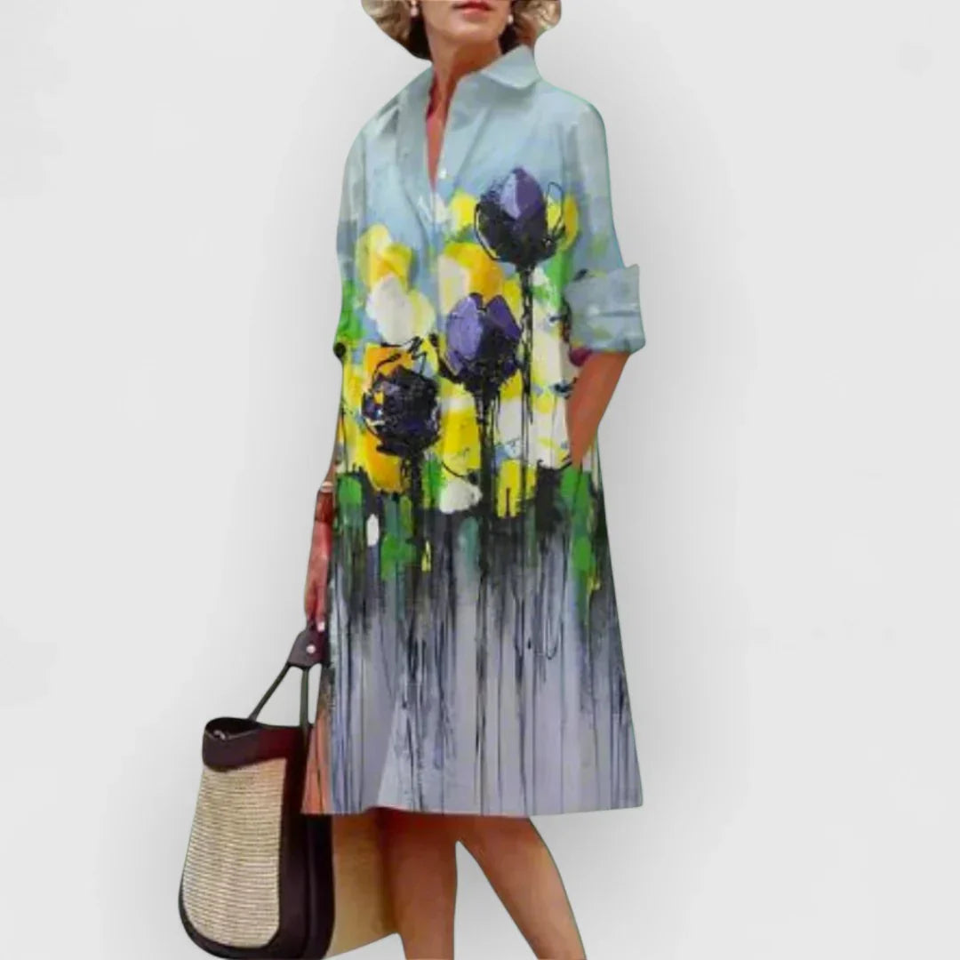 Aira | elegant floral dress