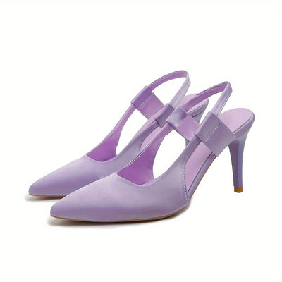 Elegante Slingback Sandalen mit Stiletto-Absatz Retro-Design