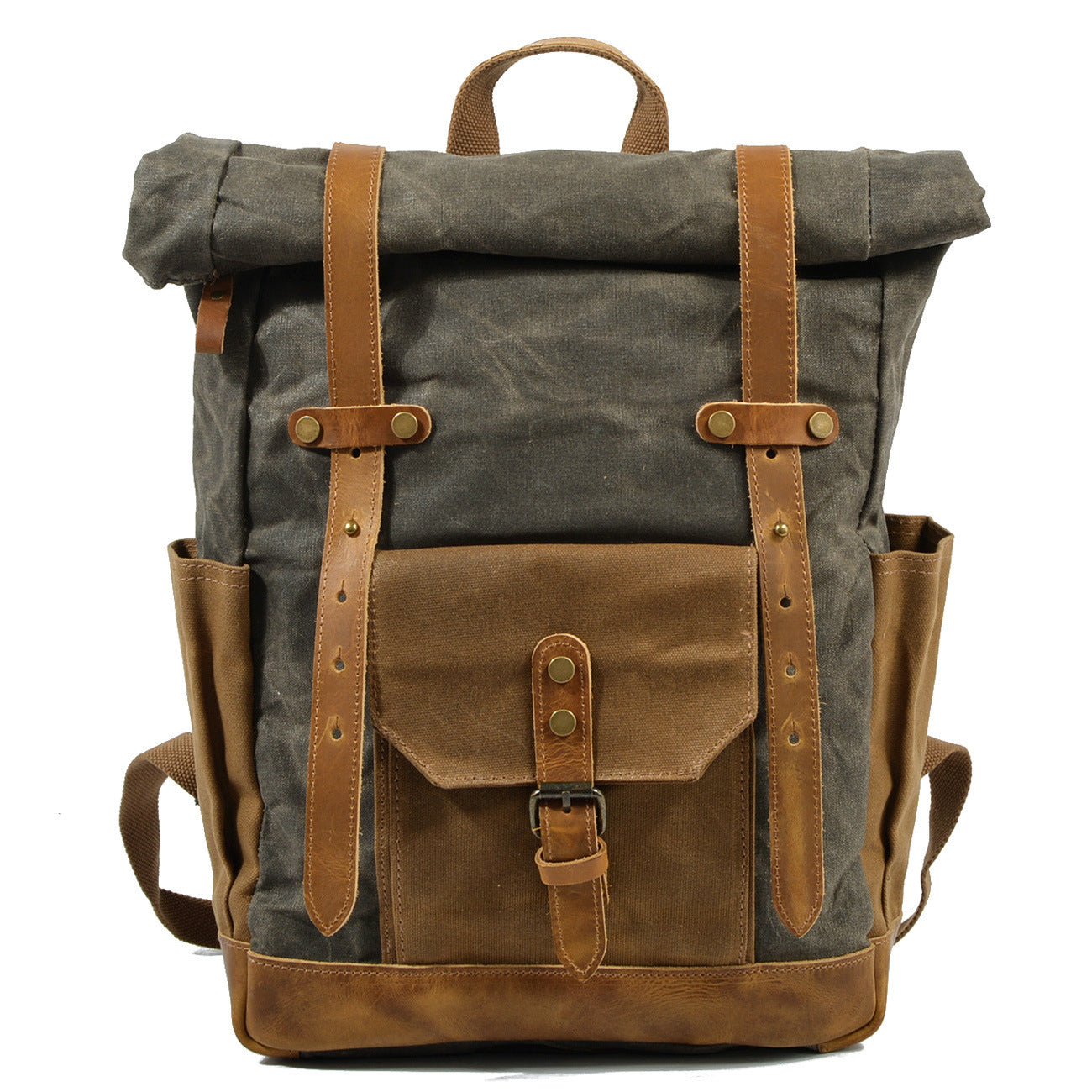 Geoff – Retro Rucksack mit Kontrastfarben und Wasserdicht