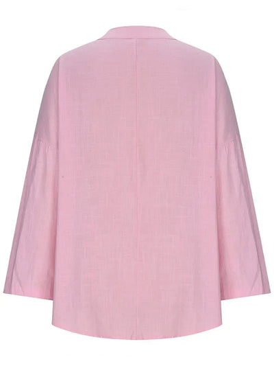 Lina – Locker sitzendes Strandshirt mit langen Ärmeln