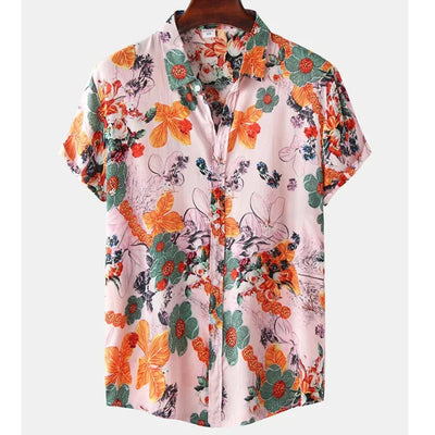 Leicht & Stylisch Tropenhemd mit Blumenmuster für Herren – Mateo