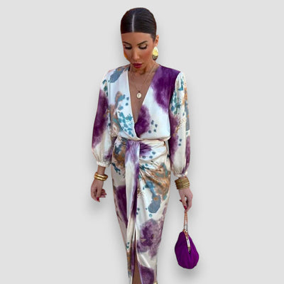 Larissa | Elegantes Kleid mit V-Ausschnitt