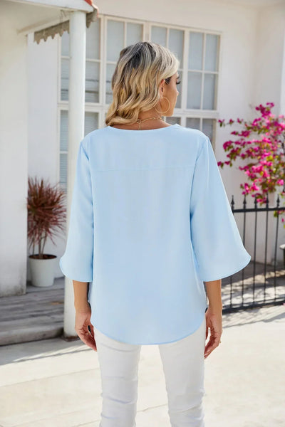 Cara™ | Bluse mit V-Ausschnitt