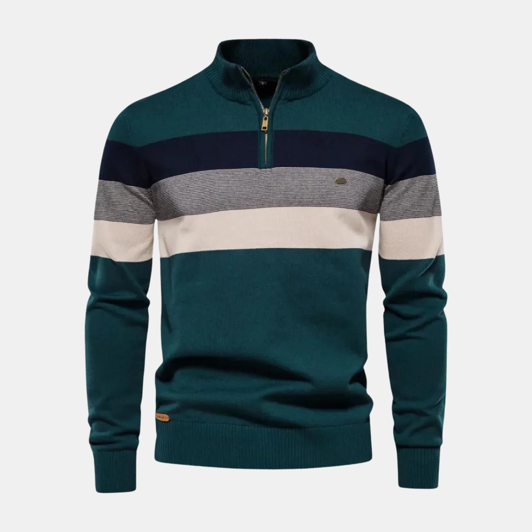 Lorenzo Eleganter Streifenpullover