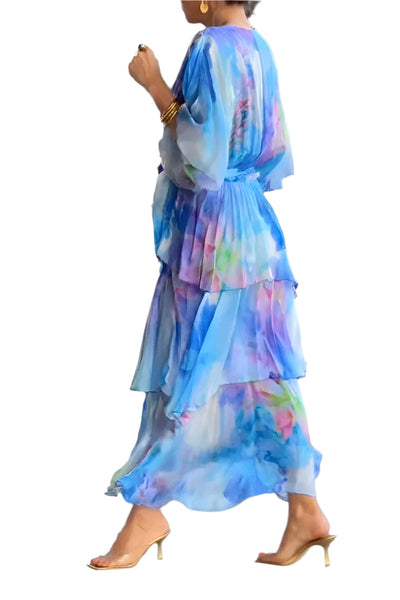 Cecil - Elegantes Chiffonkleid