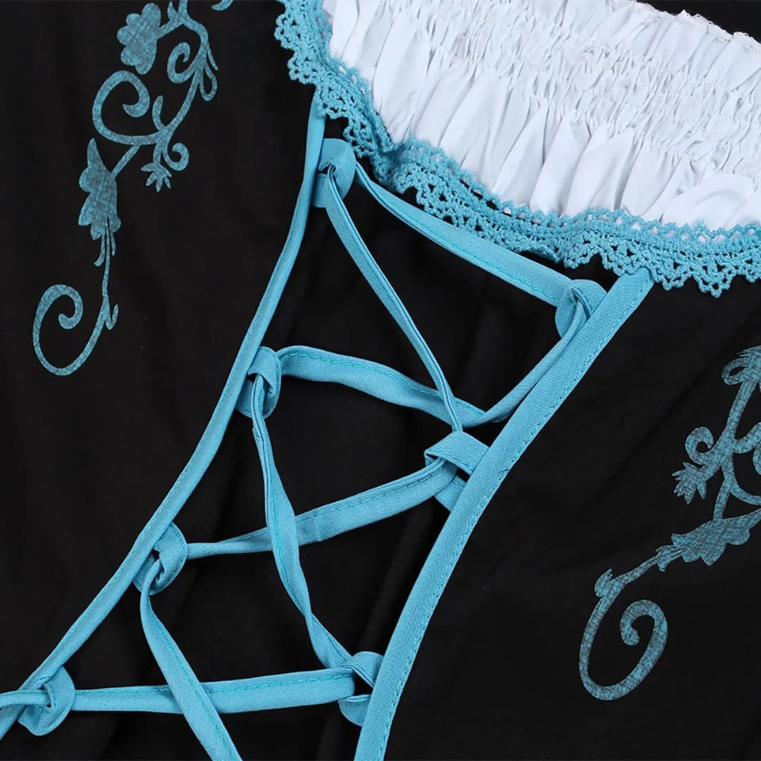 Traditionelles Dirndl mit Schürze für Damen - Oktoberfest 2025