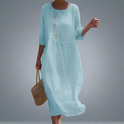 Gudula | Luftiges Maxikleid mit Blumenprint