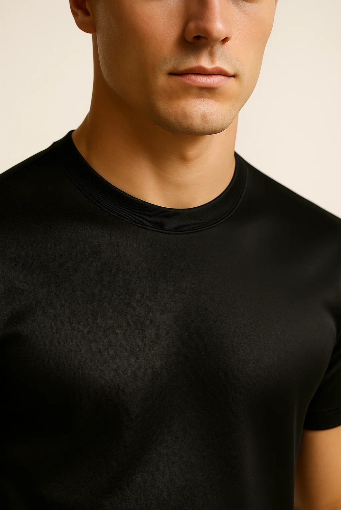 Stilvolles Herren T-Shirt aus mercerisierter Baumwolle – Dario