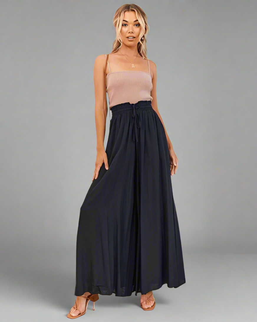 Leichte Damen Sommerhose mit hoher Taille – Mira