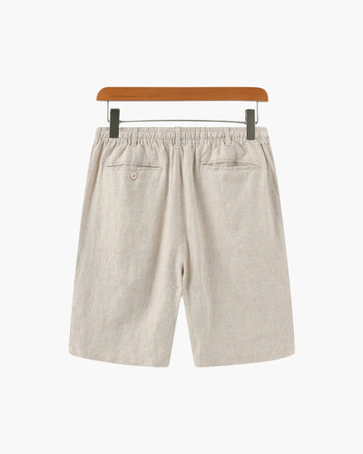Waylon | Lightweight Herren Sommer Leinen-Shorts mit Kordelzug