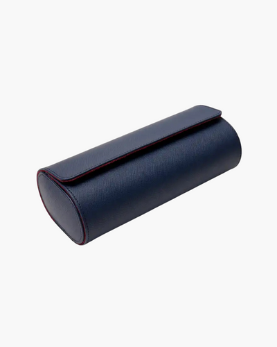 Josiah | Elegantes Leder Uhrenhalter Reiseetui für 3 Uhren