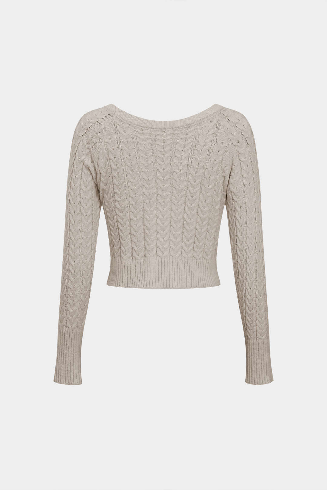 Thea | Strick-Zweiteiler-Set mit Zopfmuster & figurbetontem Schnitt