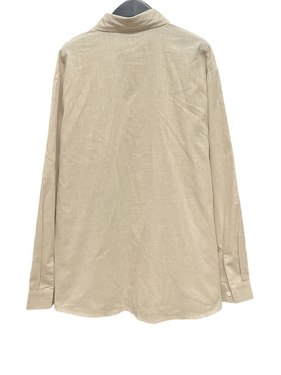 Leichtes Herren Leinenhemd – Langarm, Atmungsaktiv & Lässig – Perfekt für Alltag & Büro