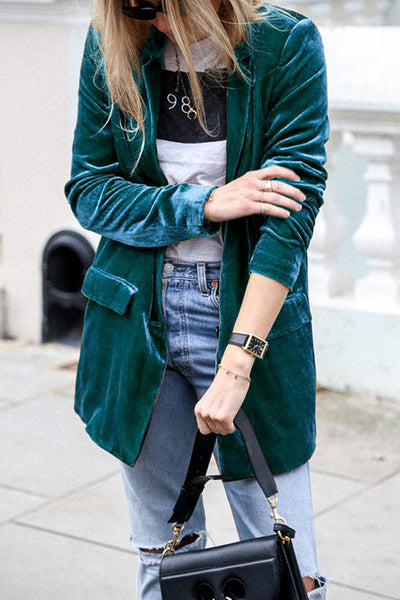 Samtblazer für Frauen