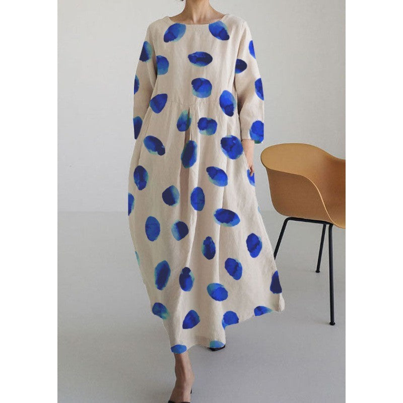 Sophie – Elegantes Damenkleid mit geometrischem Muster