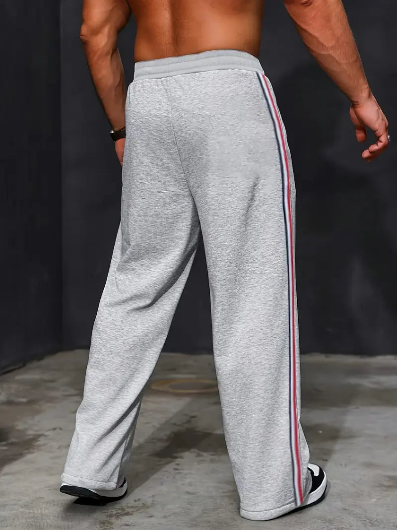 Edmund - Lässige Jogginghose mit Streifen und Kordelzug für Herren