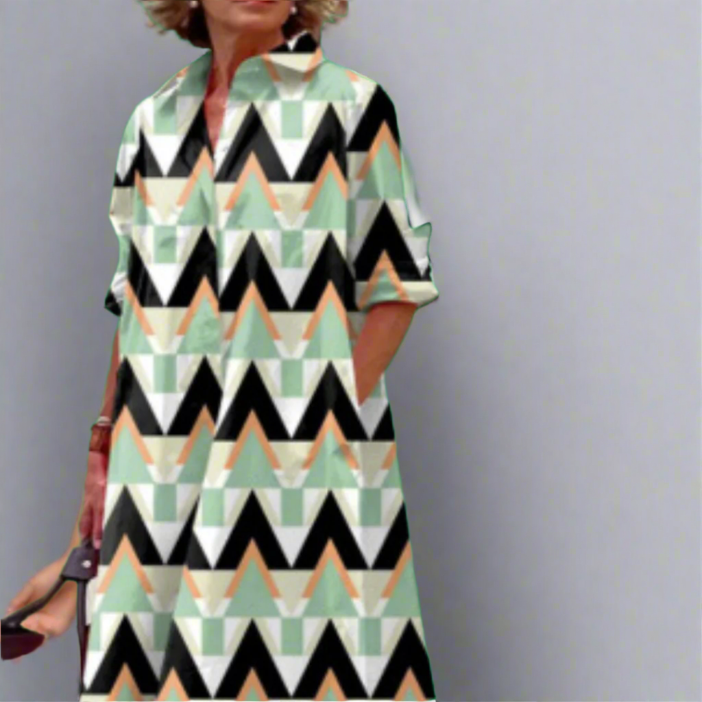 Hella | Handgefertigtes Premium-Midikleid mit Polka-Dots