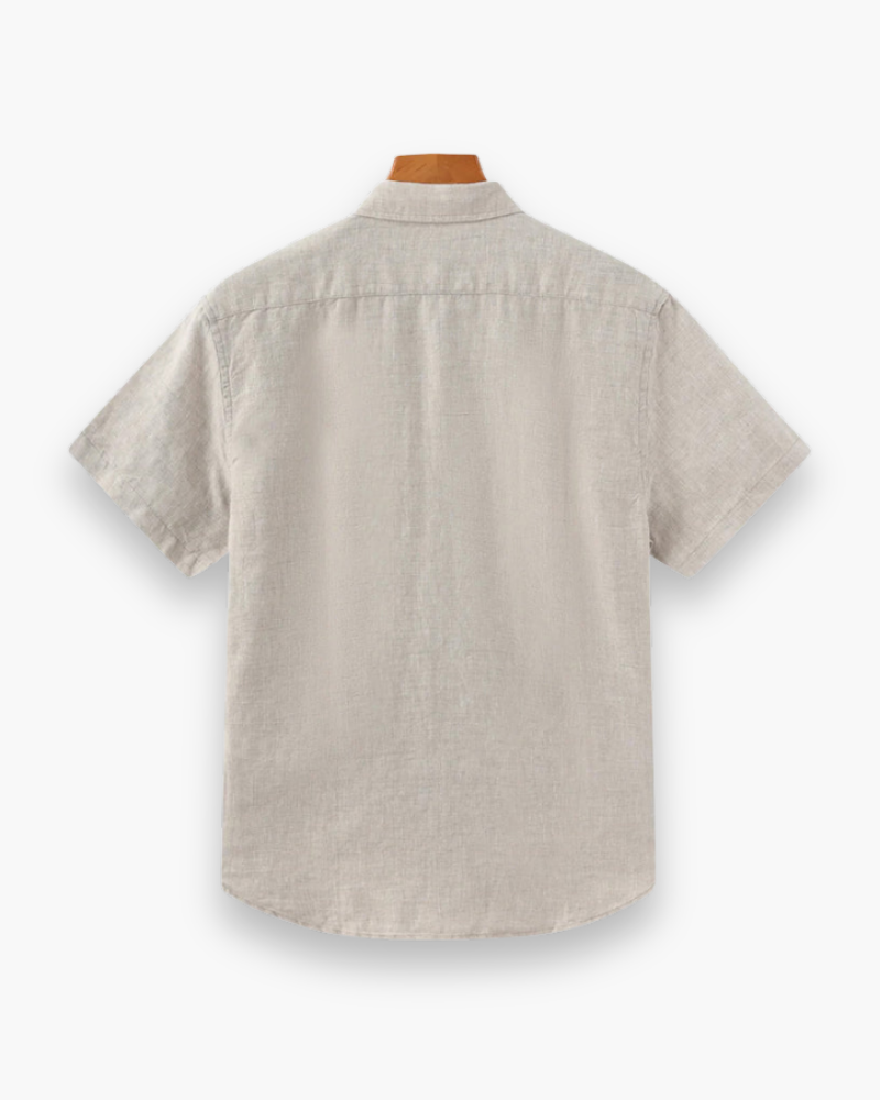 Herren Lässiges Kurzarmhemd | Atmungsaktiv für Sommer