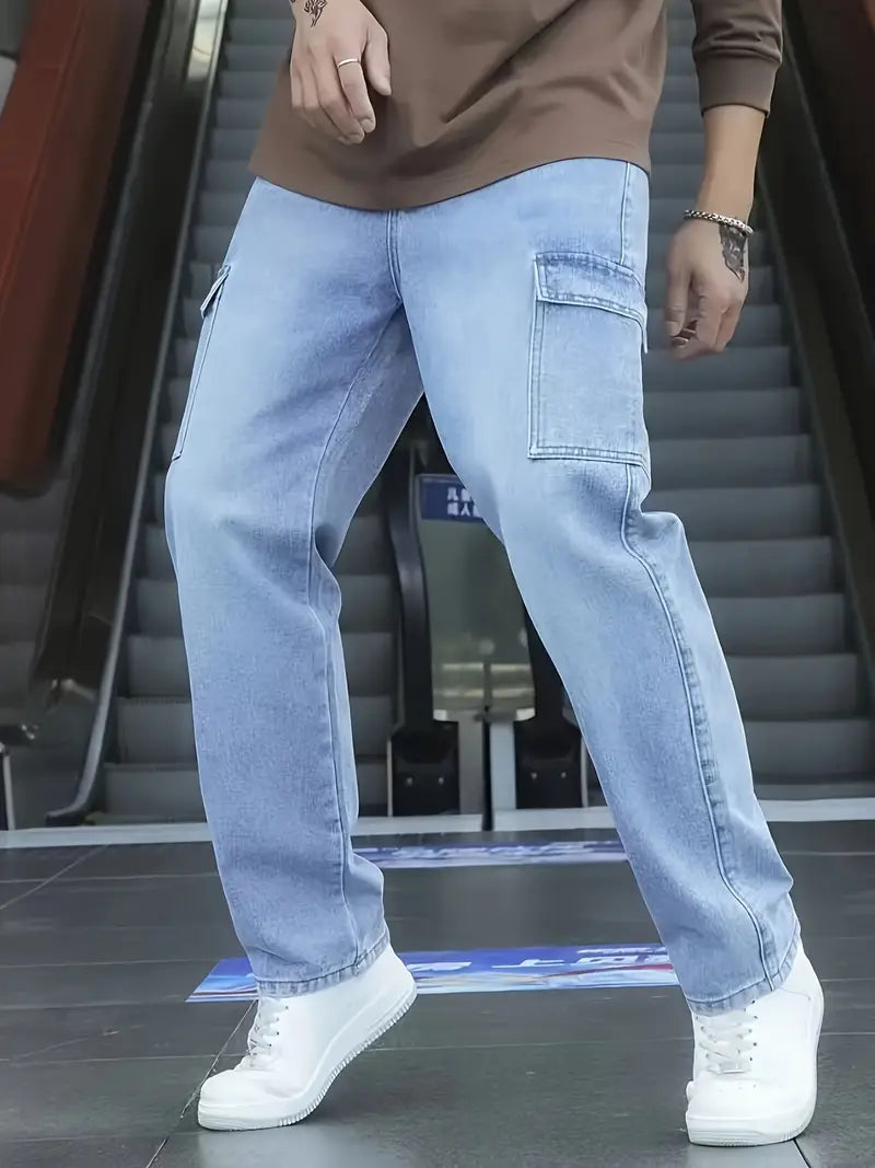 Gilbert - Streetstyle-Cargojeans mit mehreren Taschen für Herren