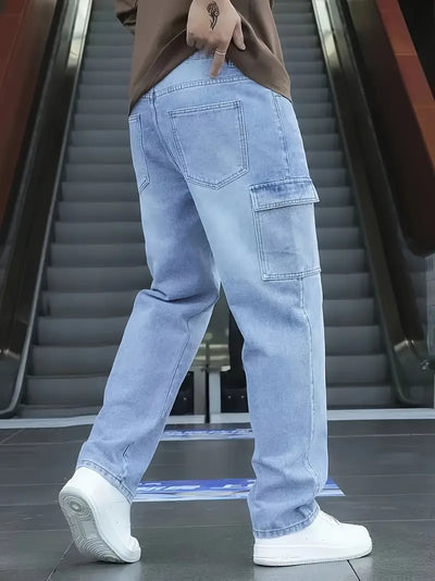 Gilbert - Streetstyle-Cargojeans mit mehreren Taschen für Herren