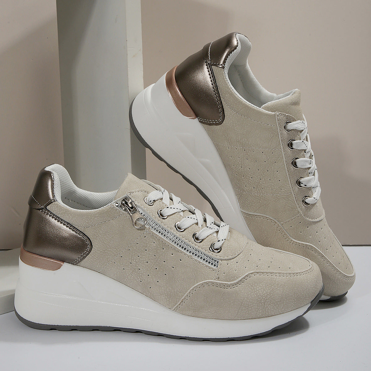 Angela – Bequeme Damen-Sneaker mit dicker Sohle