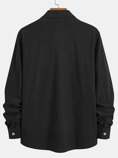 Felipe - Lässiges Hemd Aus Kord Mit Knöpfen