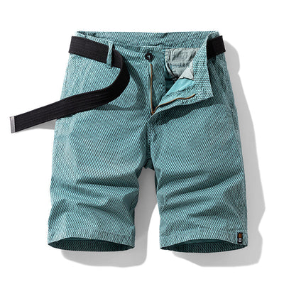 Felix – Gestreifte Retro-Baggy-Cargo-Shorts für Herren