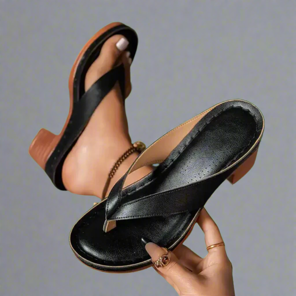 Zarmilda | Orthopädische Sandalen mit dickem Absatz
