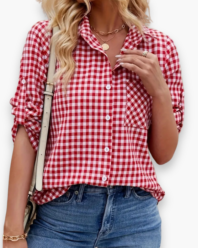 Damen Bequemes Freizeithemd | Vielseitig