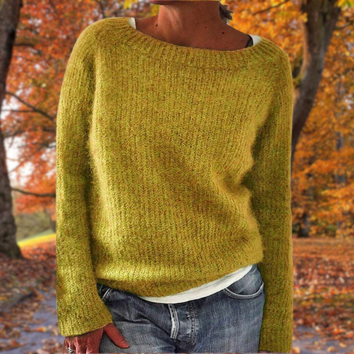Gemütlicher Strickpullover – Mühelose Wärme mit Entspanntem Charme
